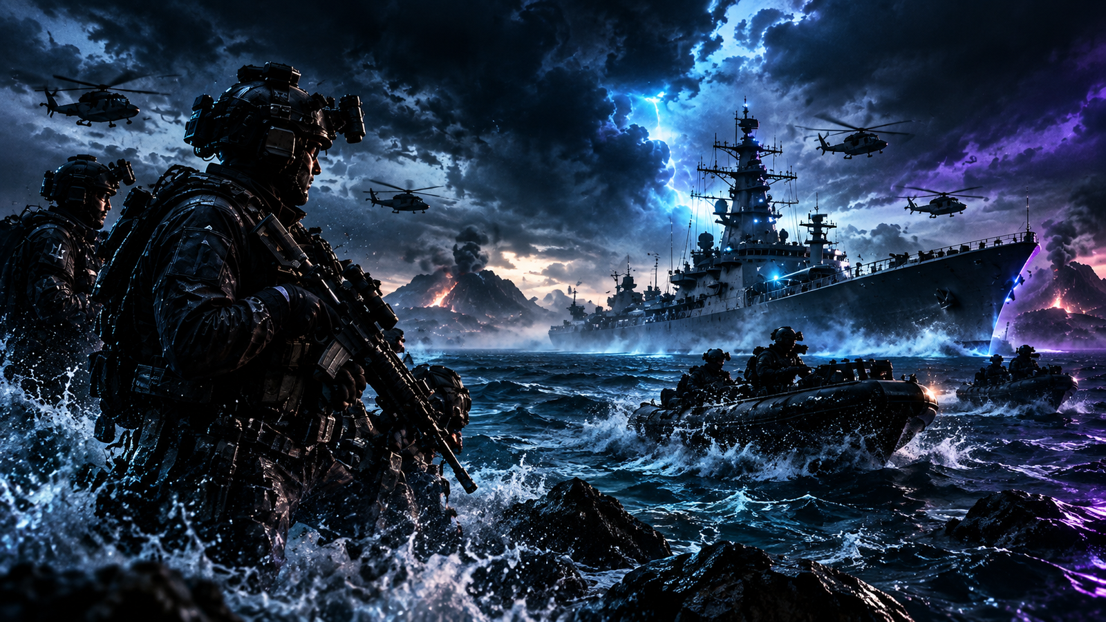 Task Force Trident Warship and Combat Fleet Operations